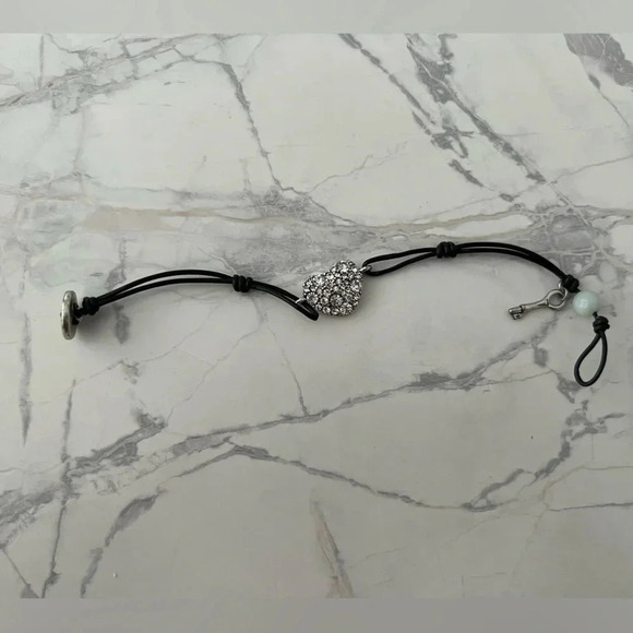 Fossil Bracelet | Heart & Key - Picture 1 of 5